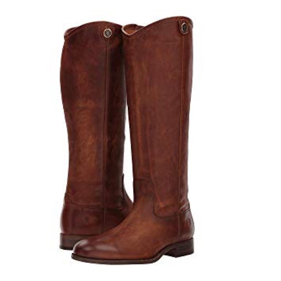 NEW⭐️FRYE⭐️tall cognac leather boots in size 9 - Picture 2 of 7